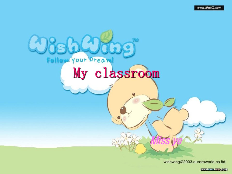 人教PEP版英语四上Unit1MyClassroom