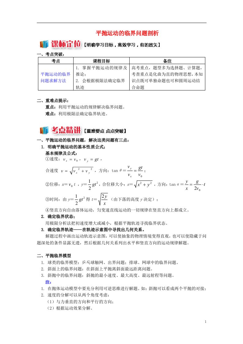 高中物理