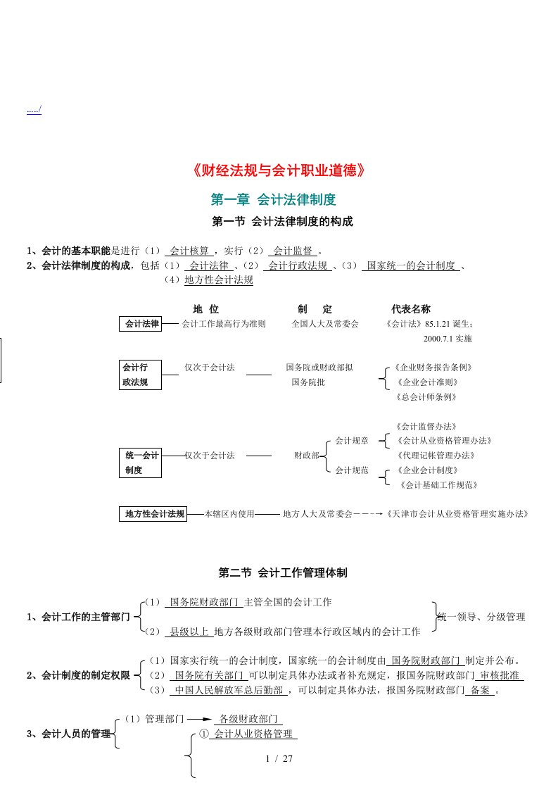 支付结算与税收征收管理法律制度