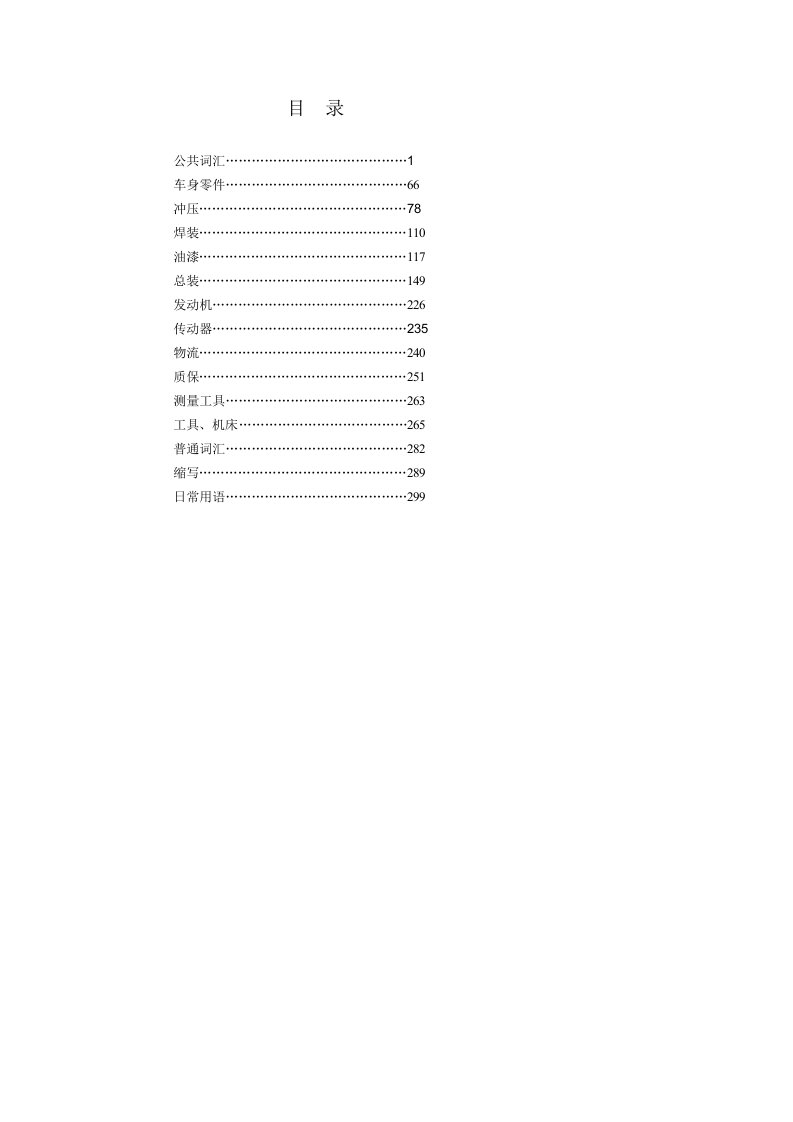 实用德语汽车类词汇手册(非常全面推荐)