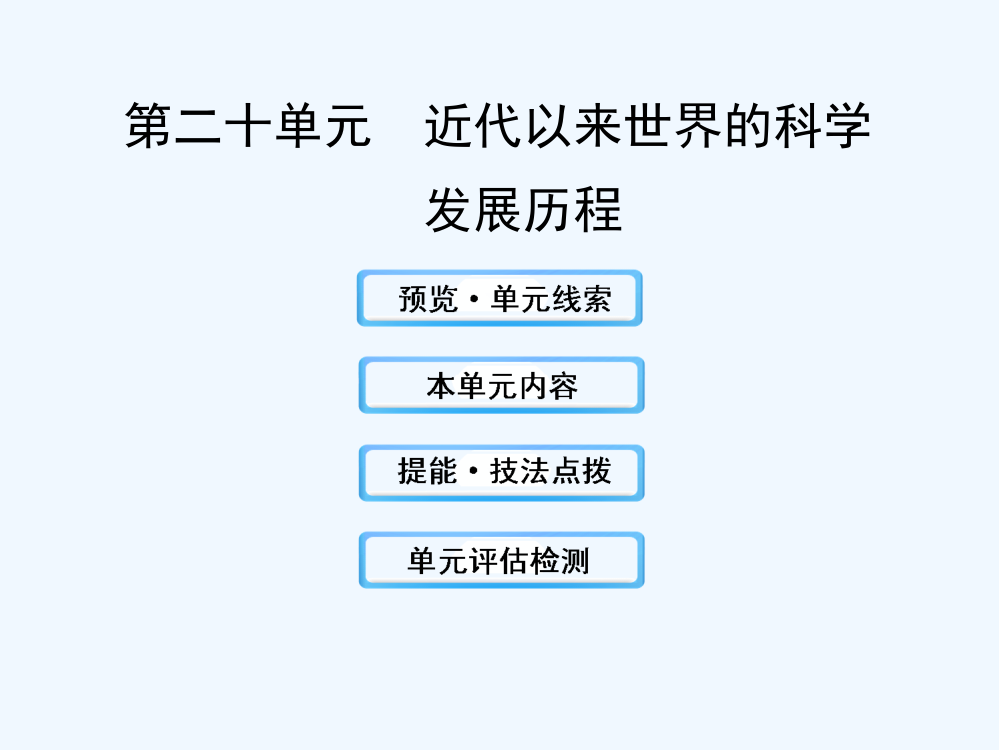 （江苏适用人教）高三历史一轮复习课件：20