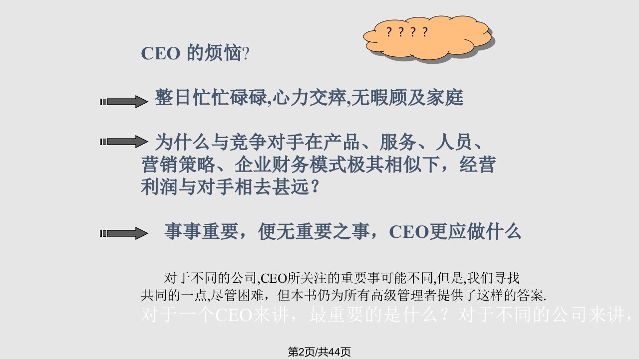 提升领导力实用CEO四大迷思领导力讲义