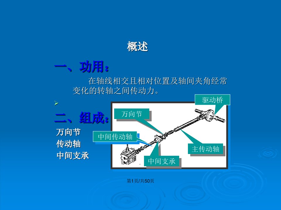 万向传动装置与检修