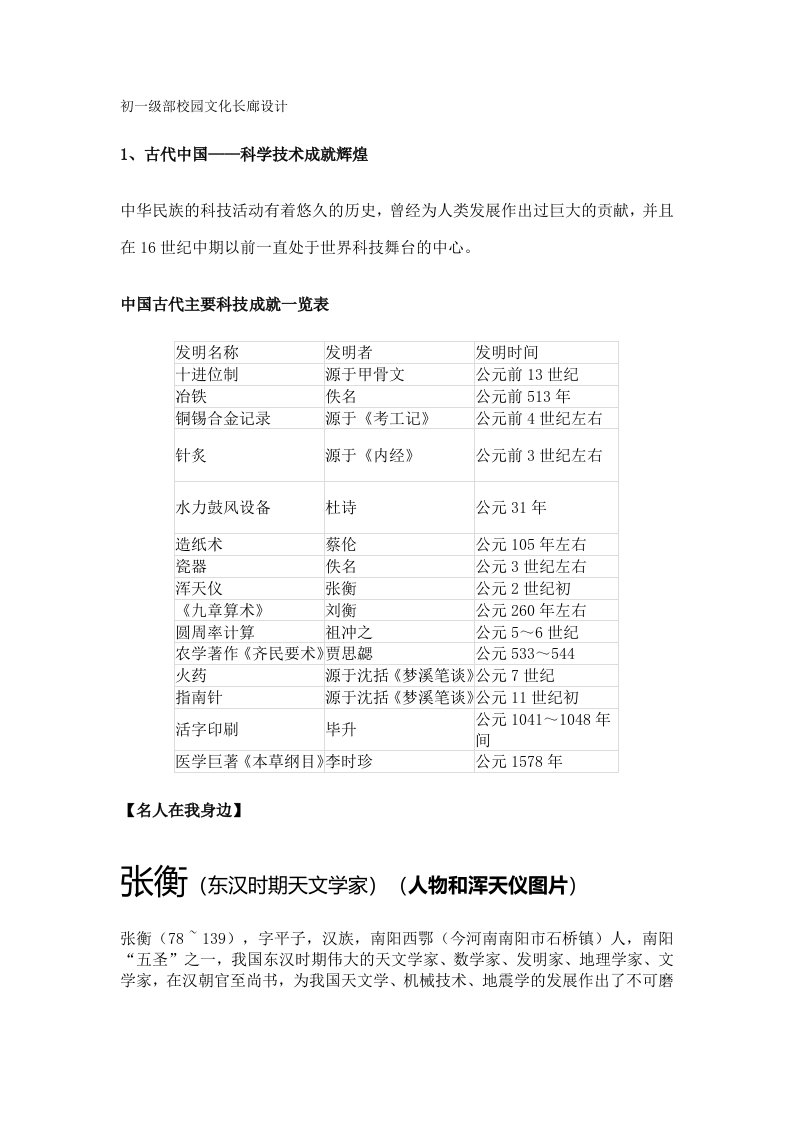 初一级部校园文化长廊设计