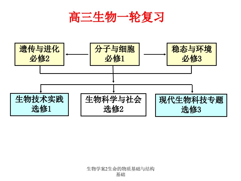 生物学案2生命的物质基础与结构基础课件