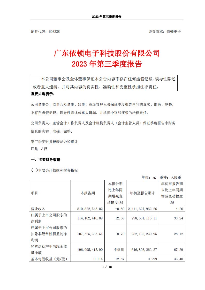 上交所-2023年第三季度报告-20231026