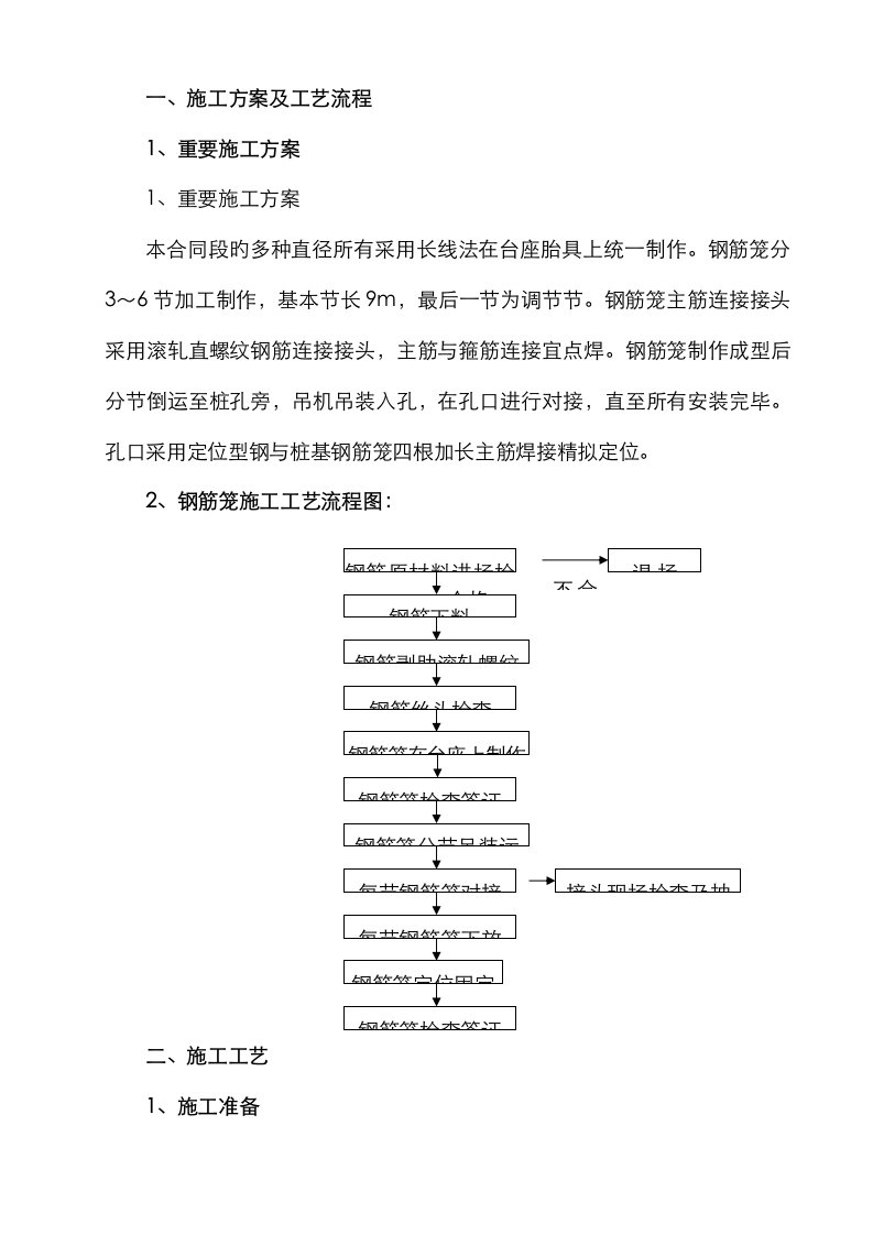 桩基钢筋笼制作标准工艺