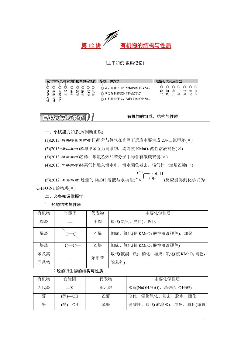 高考化学二轮复习