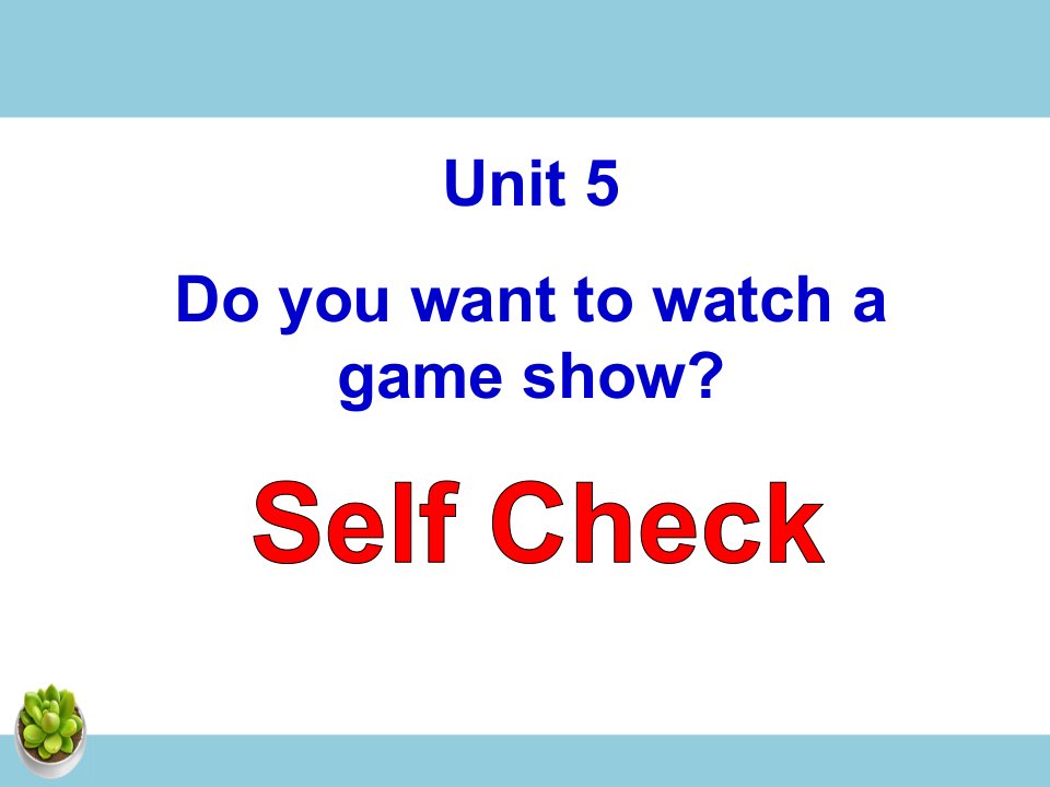 unit5-Self