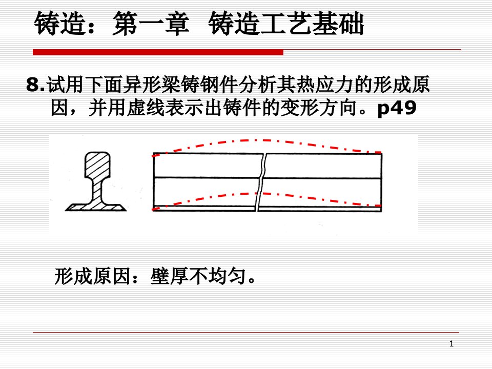 金属工艺学部分课后习题解答ppt课件