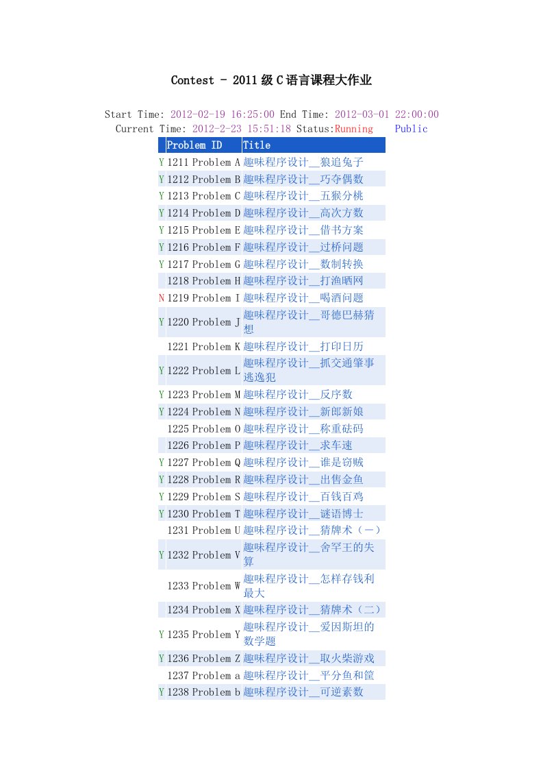 C语言趣味程序设计-题目百例