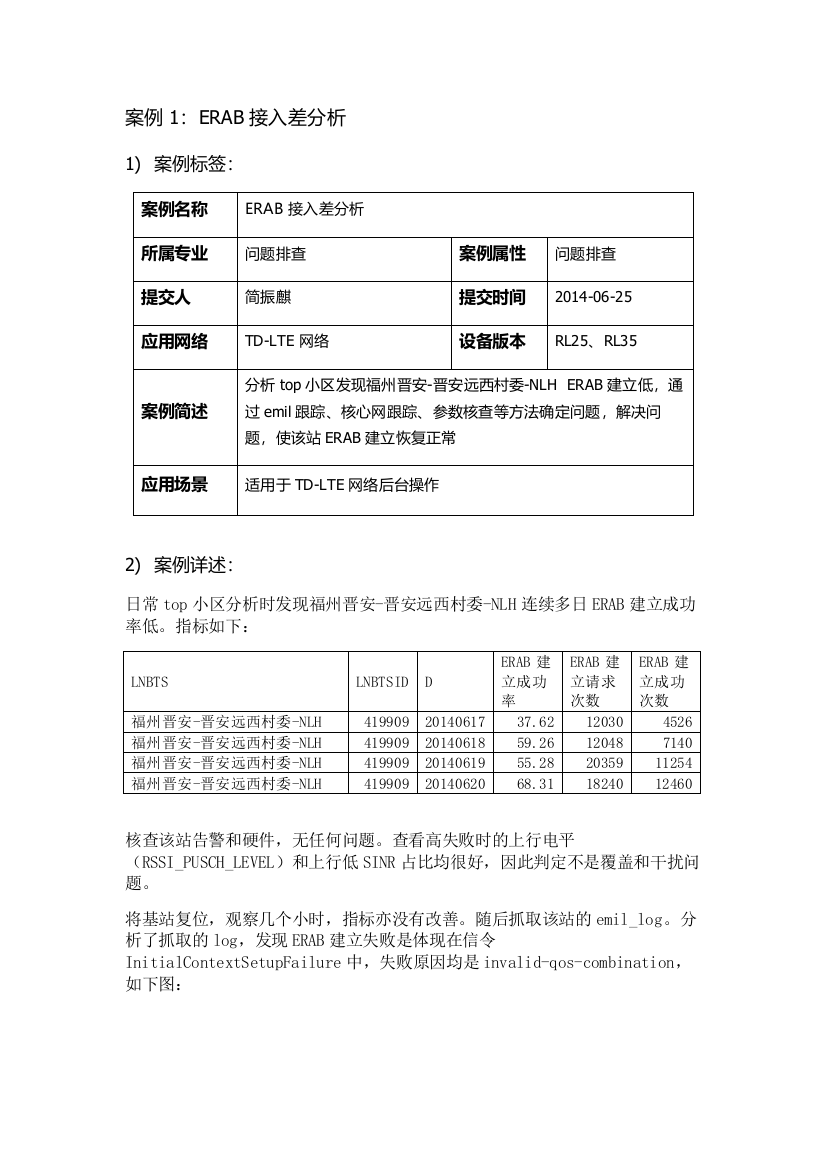 ERAB接入差分析V2