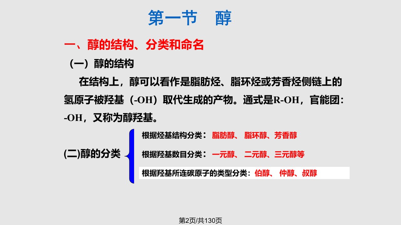 知识目标掌握醇酚醚结构特点了解醇酚醚