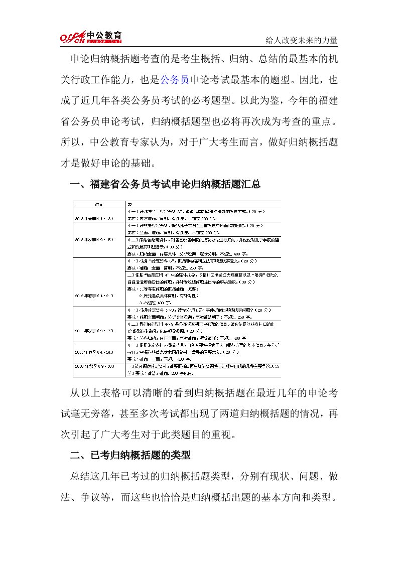 历年吉林省公务员考试申论归纳概括题深度剖析