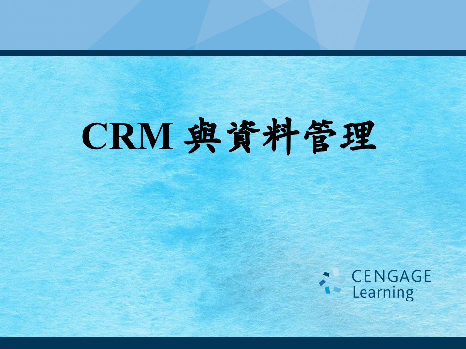 CRM與資料管理ppt课件