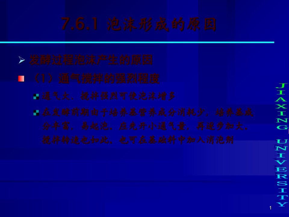 6.6发酵过程的泡沫形成与控制2