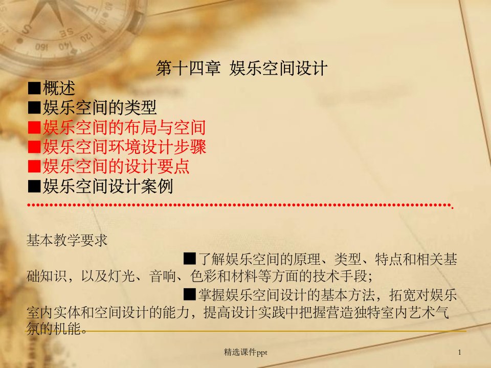 《娱乐空间》PPT课件