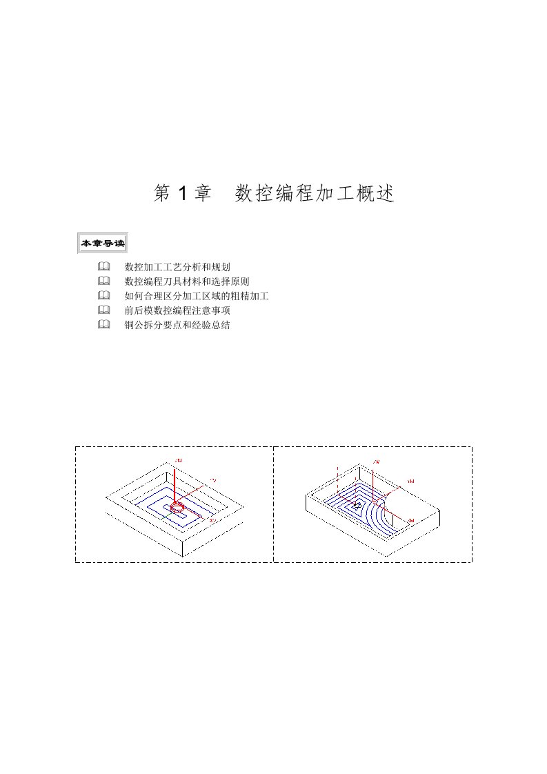 数控编程加工概述