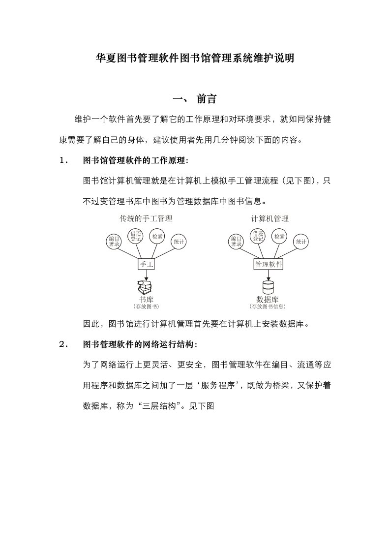 图书管理软件系统维护手册