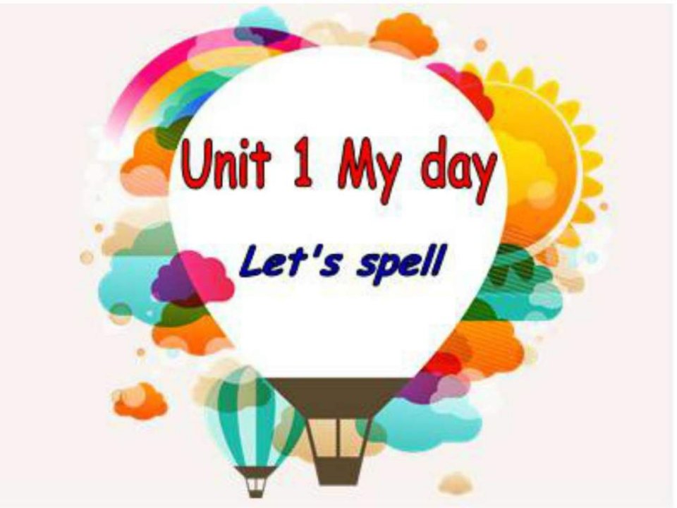 新版PEP小学英语五年级下册_Unit_1_My_day_L