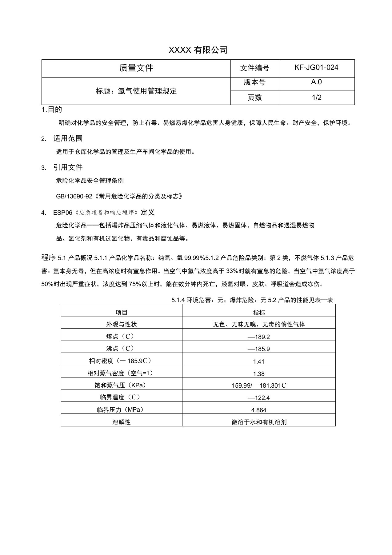 氩气使用管理规定A0