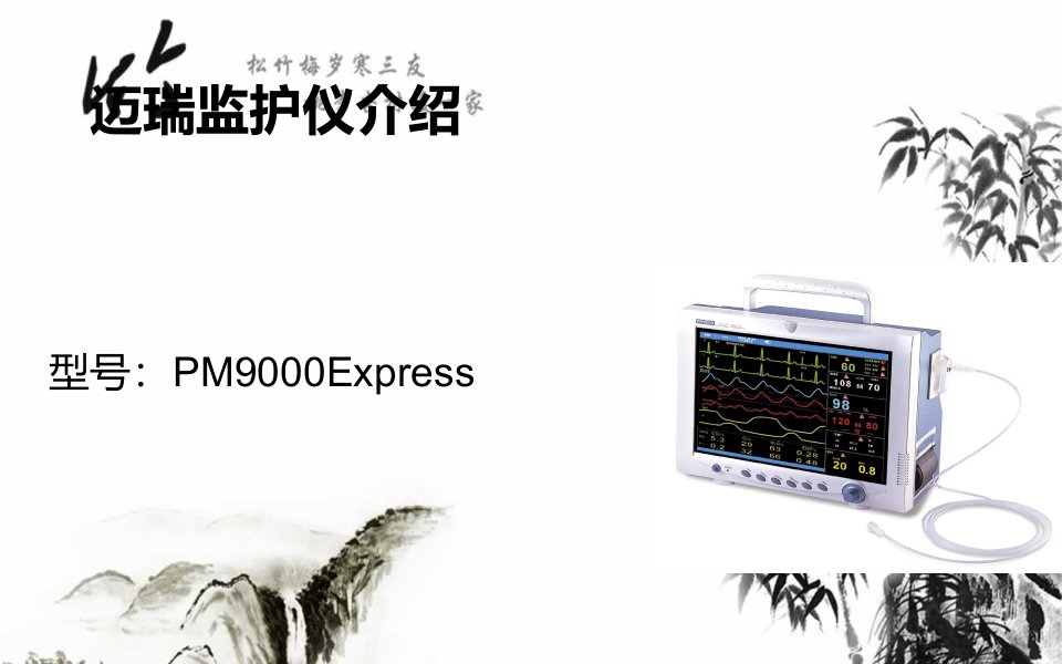 迈瑞PM9000Express监护仪介绍