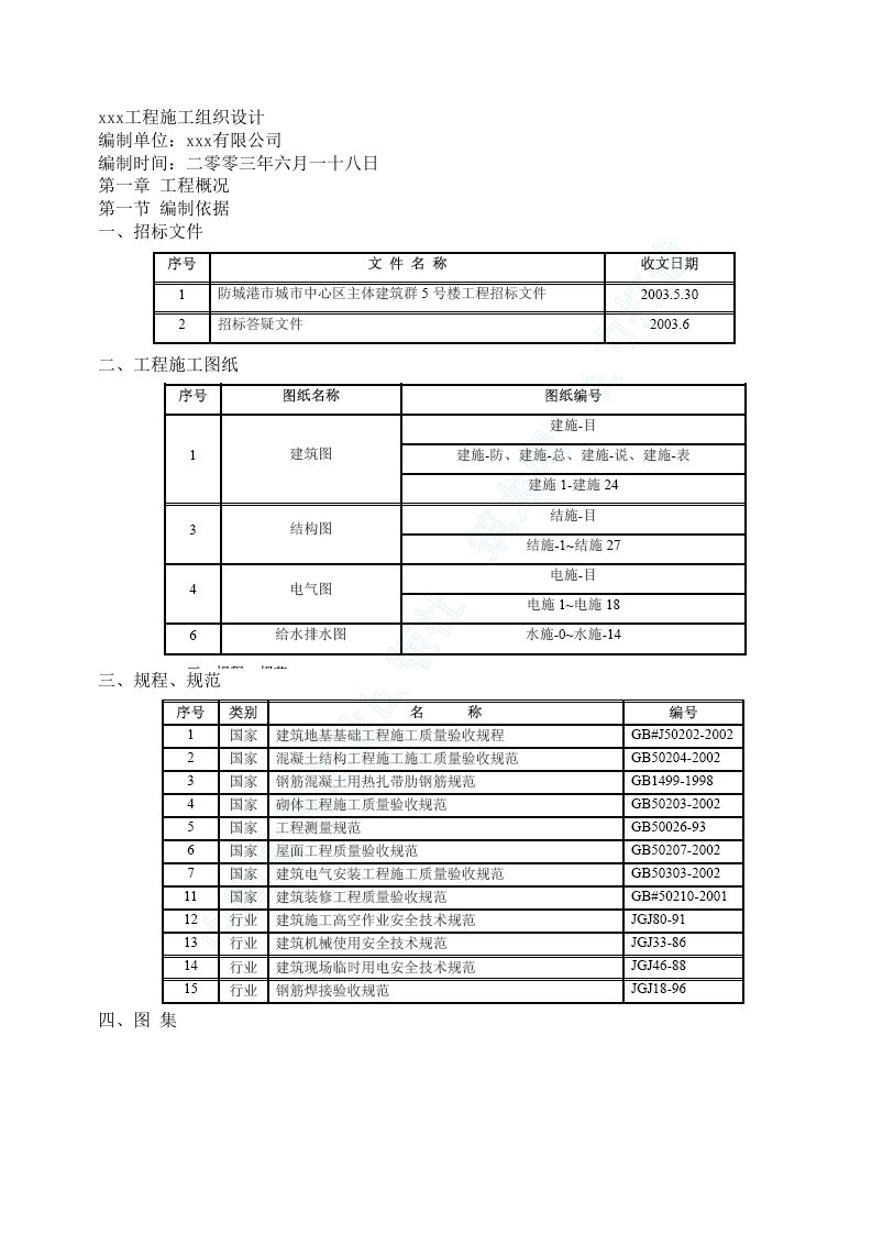 建筑工程管理-中心区主体建筑群5号标段工程