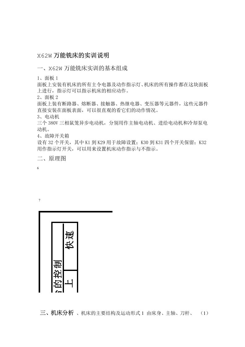 完整版X62W万能铣床电气原理图