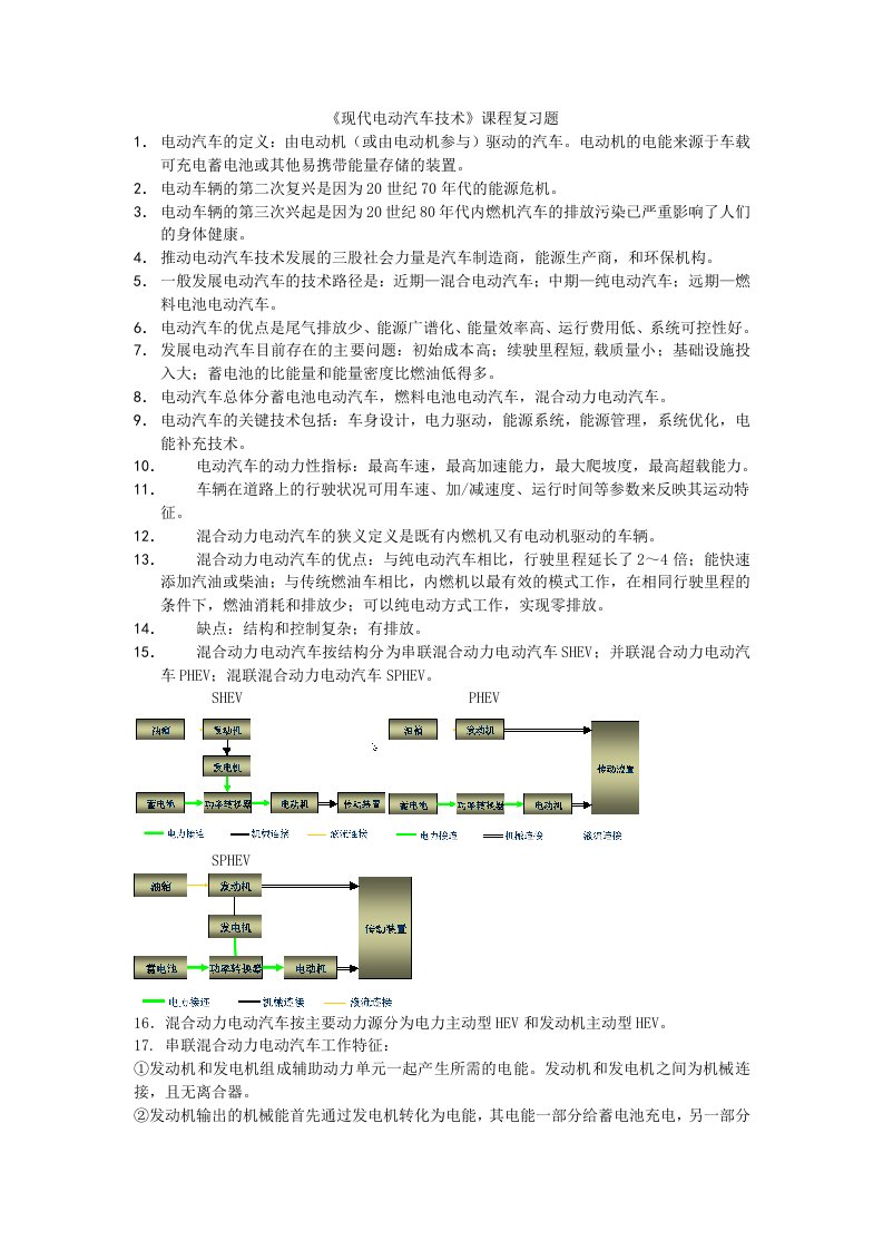 现代电动汽车技术