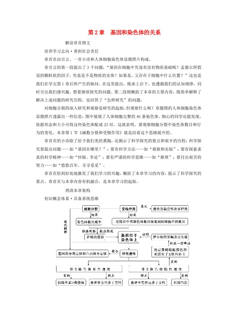 2024春新教材高中生物第2章基因和染色体的关系第1节减数分裂和受精作用第1课时减数分裂教师用书新人教版必修2