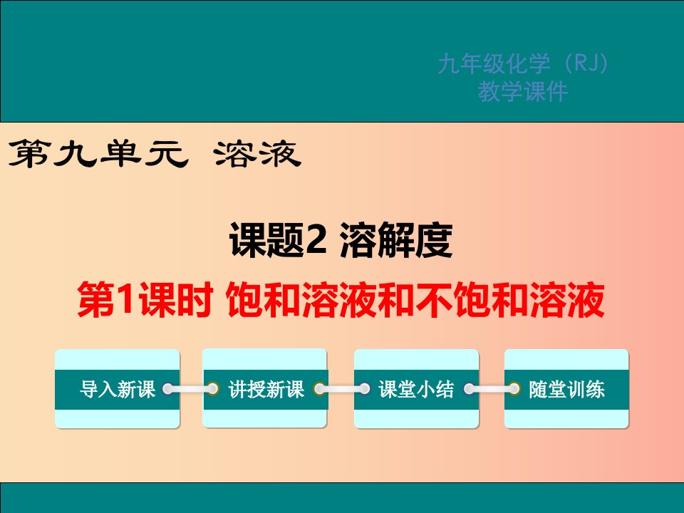 2019春九年级化学下册