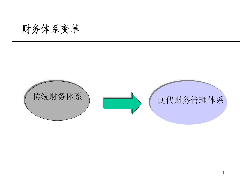 重建财务管理体系的解决方案