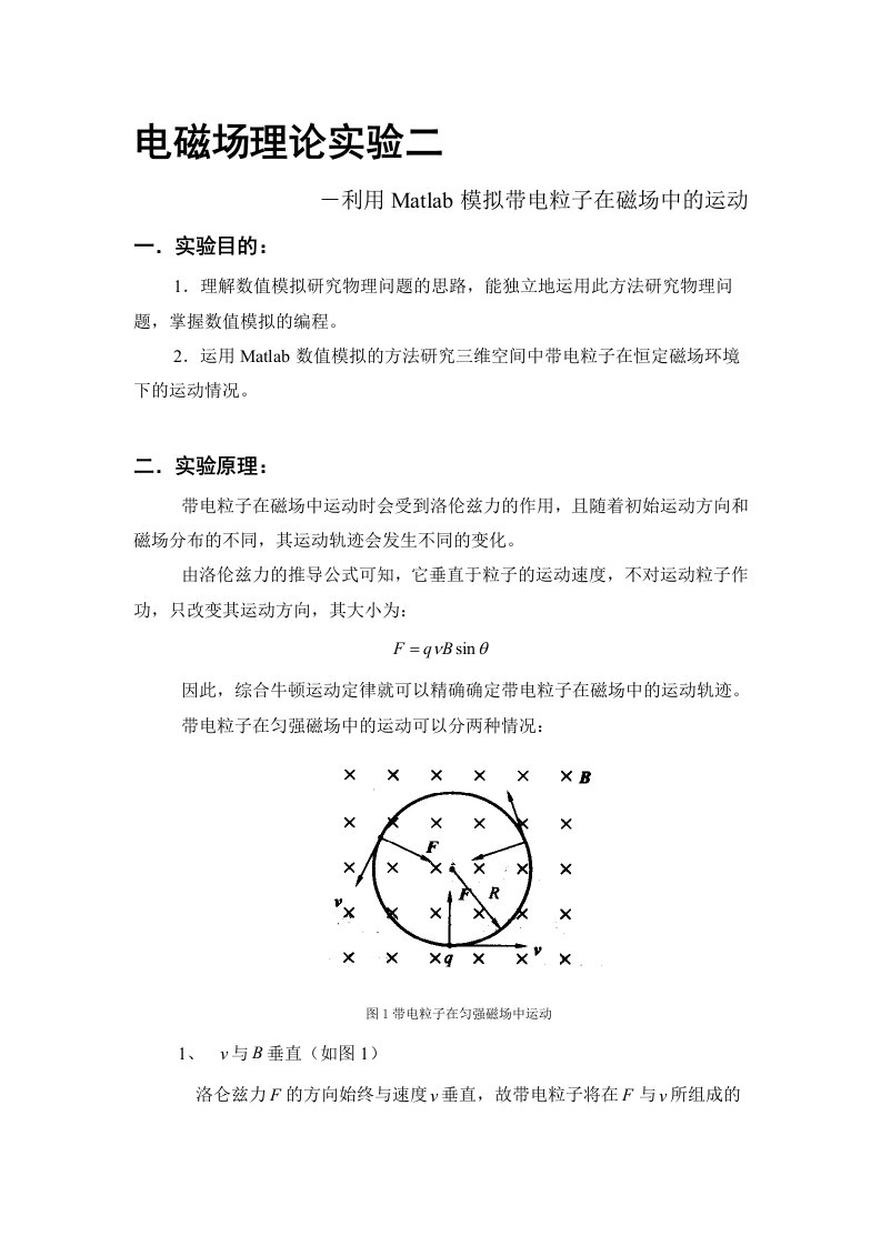 电磁场理论实验