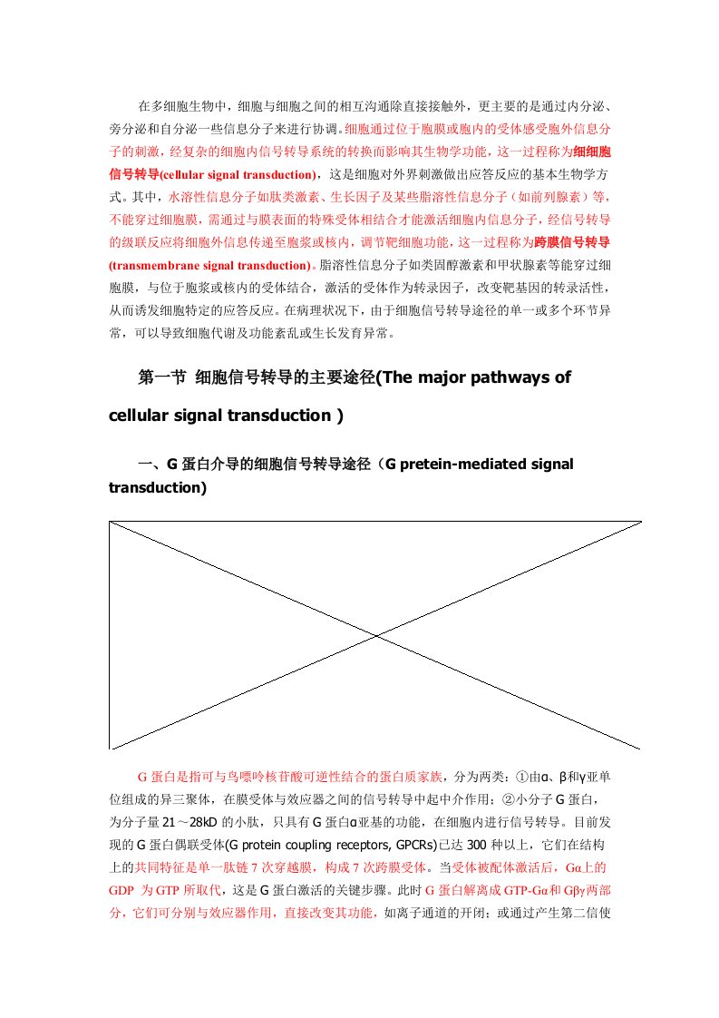 细胞信号转导异常与疾病