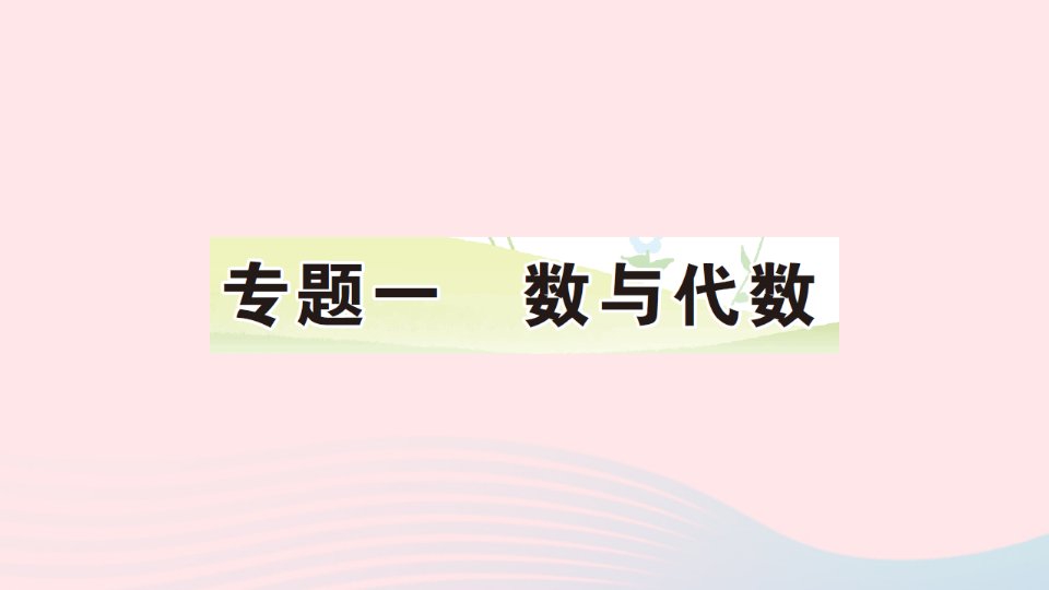 2023四年级数学下册10总复习专题一数与代数作业课件新人教版