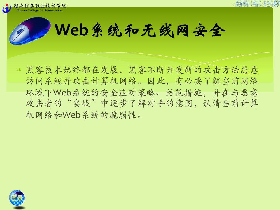 Web系统和无线网安全课件