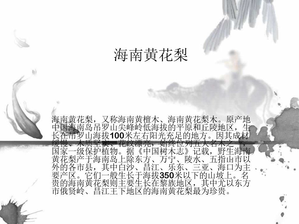 海南黄花梨-课件（PPT·精·选）