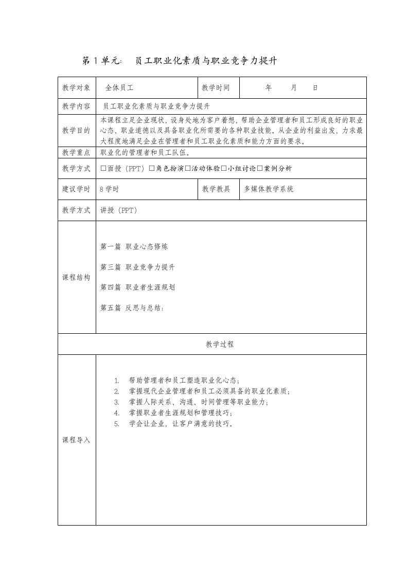 领导力执行力课程