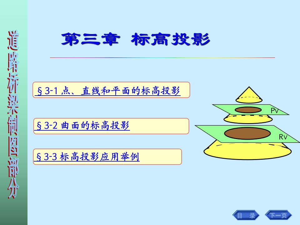 画法几何-工程制图-道路与桥梁制图课件-第三章