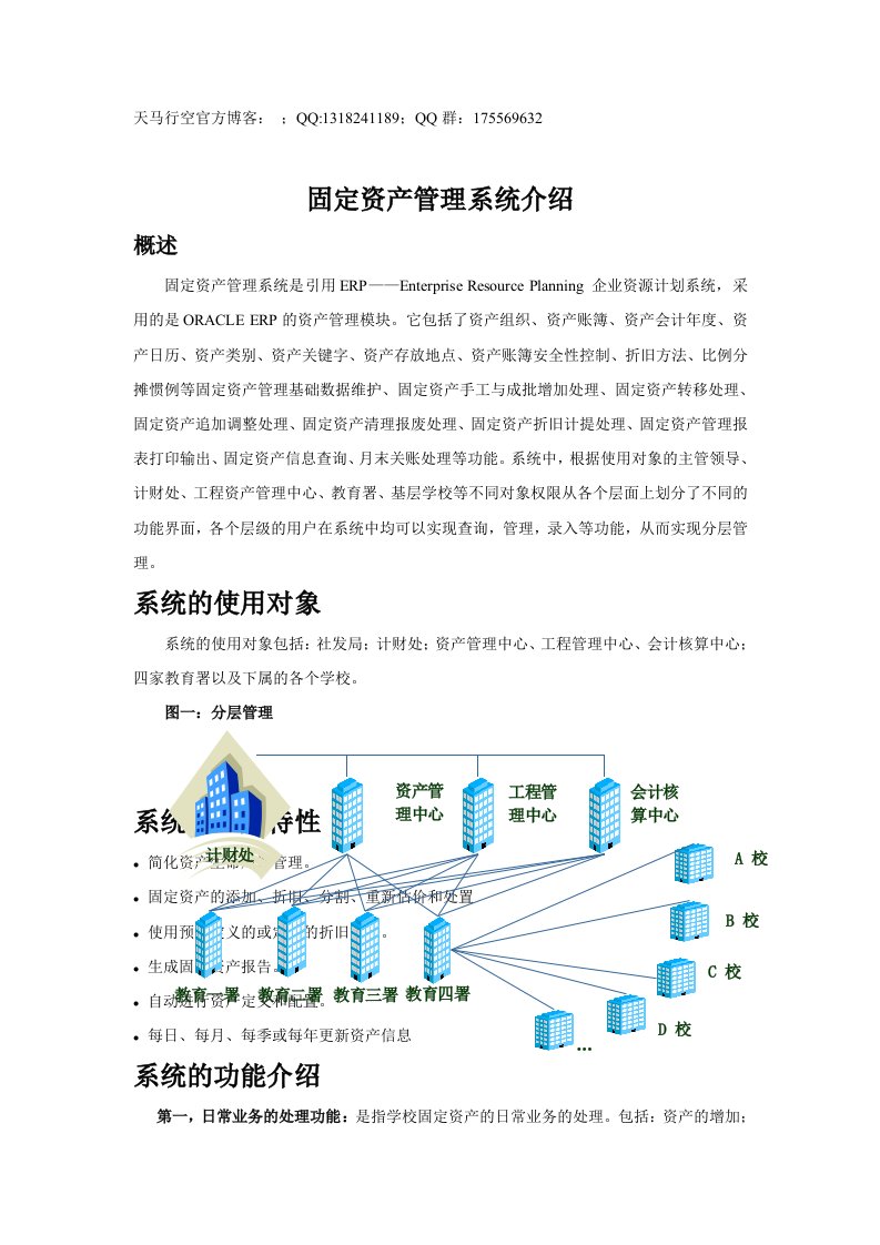 固定资产管理系统功能介绍