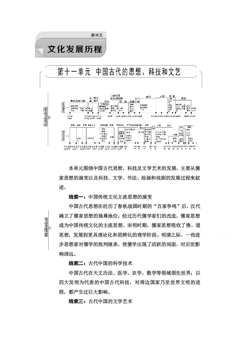 2022版新高考岳麓版历史一轮复习学案：模块3