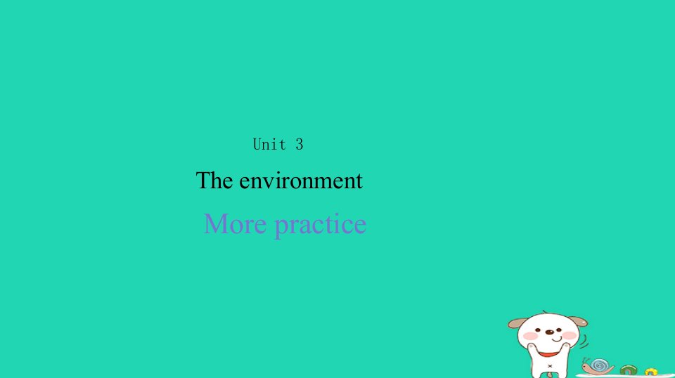 2024九年级英语下册Module2EnvironmentalproblemsUnit3TheenvironmentMorepractice课件牛津深圳版