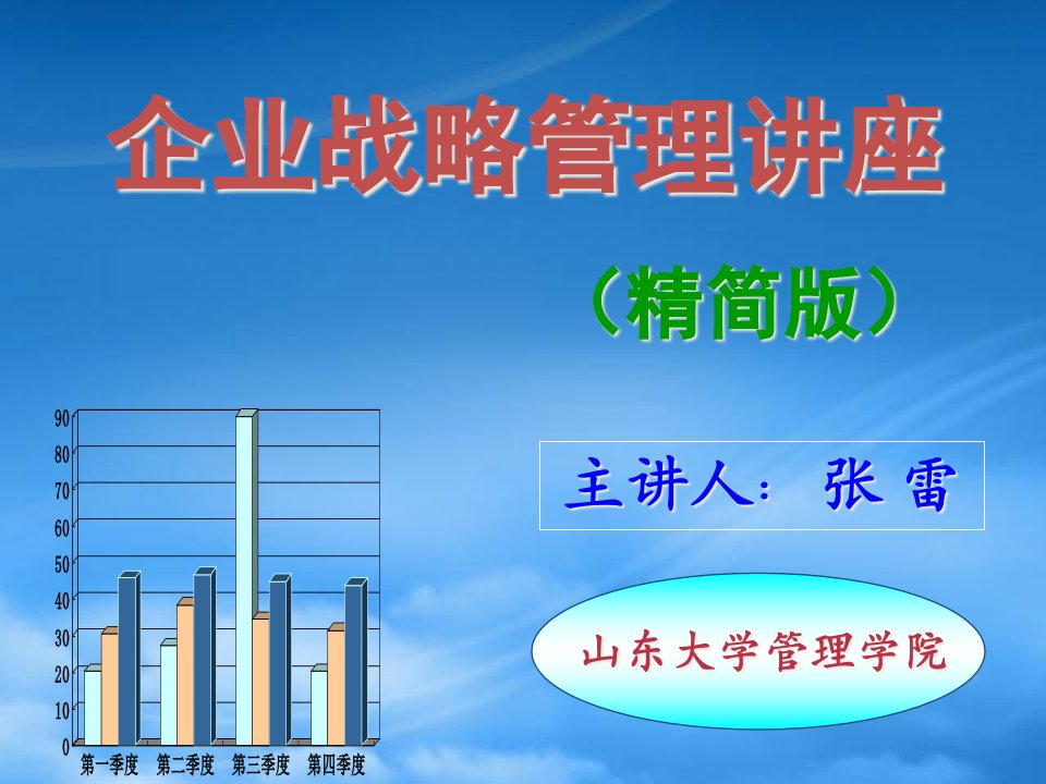 企业战略管理讲座(ppt