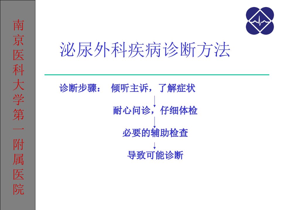 泌尿外科疾病诊断方法ppt课件