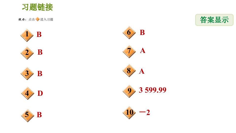 冀教版七年级下册数学课件期末提分练案5.1考点梳理与达标训练