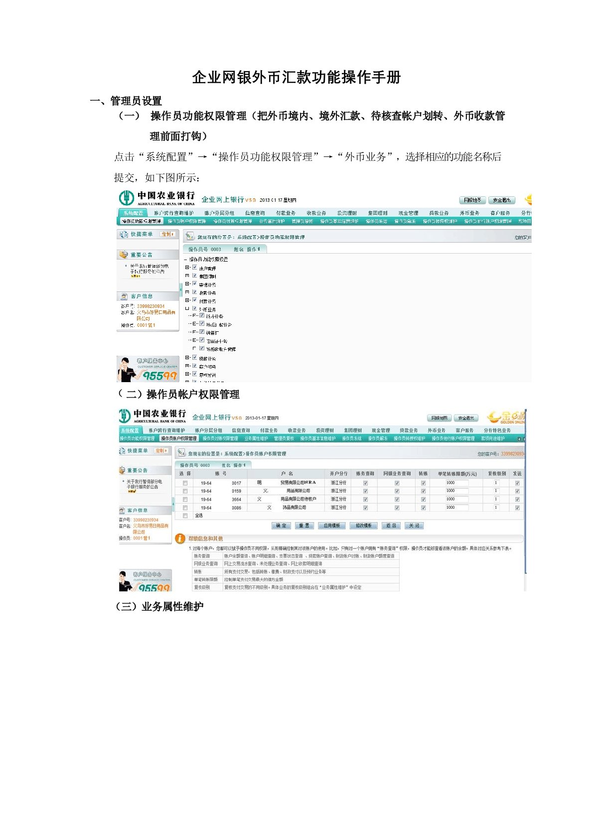 农行企业网银外币汇款功能客户端操作手册