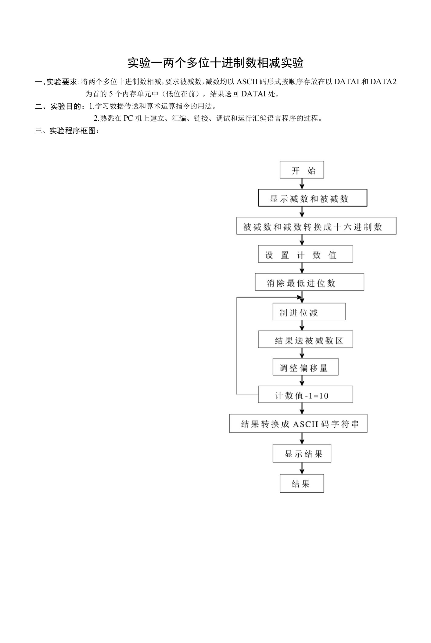 实验一