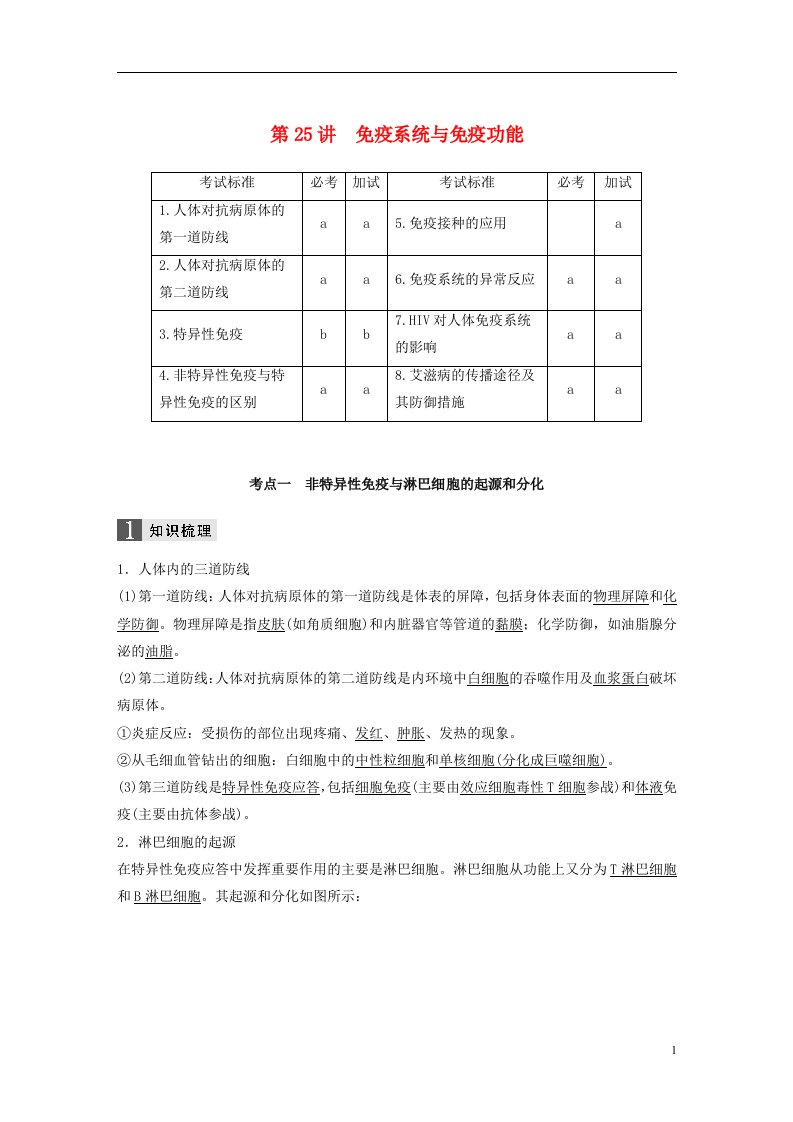 高考生物一轮总复习