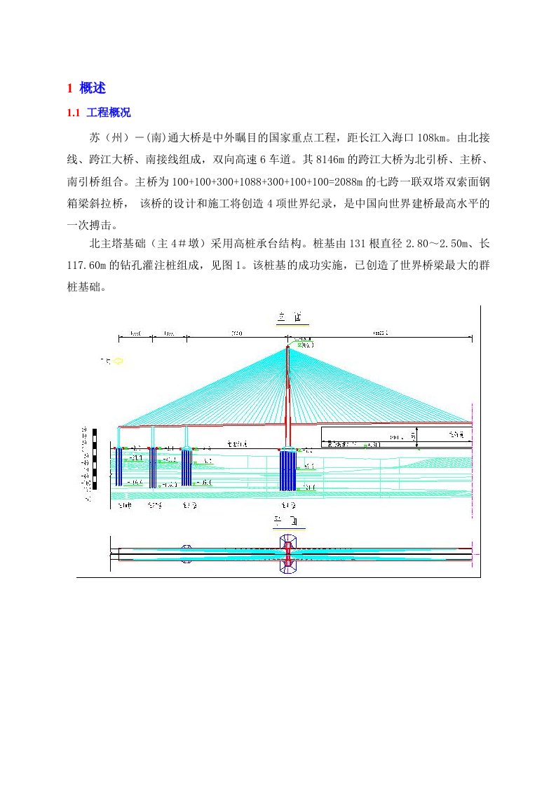 苏通大桥主4＃墩超大群桩基础施工技术(二航)