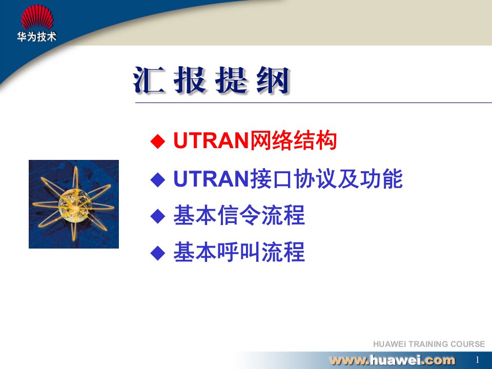 WCDMA无线网络接口和流程讲义